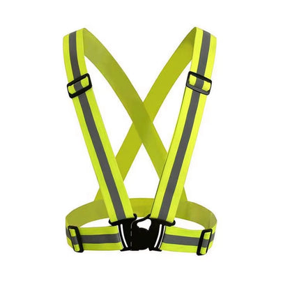 Highlight Reflective Straps Night Running Riding Clothing Vest Adjustable Safety Vest Elastic Band for Adults and Children