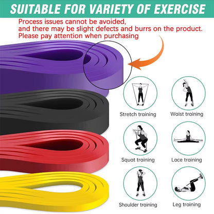 1Pc Yoga Resistance Band with Different Levels, Elastic Fitness Stretching Band, for Hip Lifting, Deep Squatting, Body Shaping