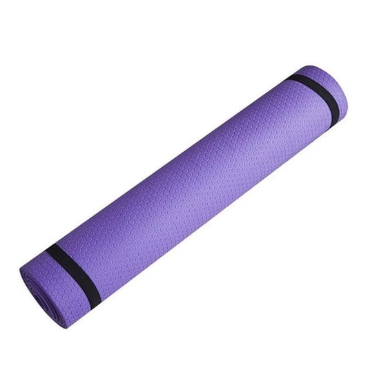 1X Yoga Mat Anti-Skid Sports Fitness Mat 3MM-6MM Thick EVA Comfort Foam Yoga Matt for Exercise Yoga and Pilates Gymnastics Mat