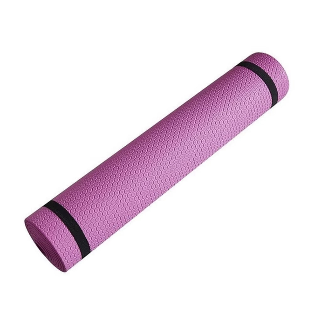 1X Yoga Mat Anti-Skid Sports Fitness Mat 3MM-6MM Thick EVA Comfort Foam Yoga Matt for Exercise Yoga and Pilates Gymnastics Mat