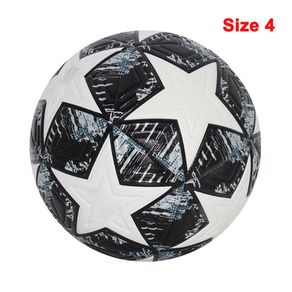 Standard Soccer Ball Professional Outdoors Sports Match Balls Training Seamless Football High Quality PU Material Size 5 Size 4