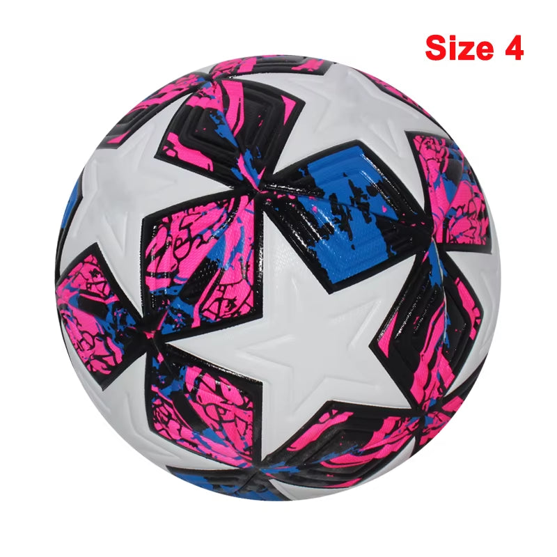 Standard Soccer Ball Professional Outdoors Sports Match Balls Training Seamless Football High Quality PU Material Size 5 Size 4