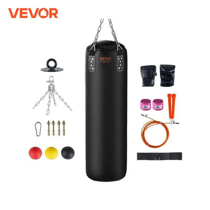 Punching Bag for Adults Hanging Boxing Bag for MMA Karate Judo Muay Thai Kickboxing Boxing Home Gym Training (Unfilled)