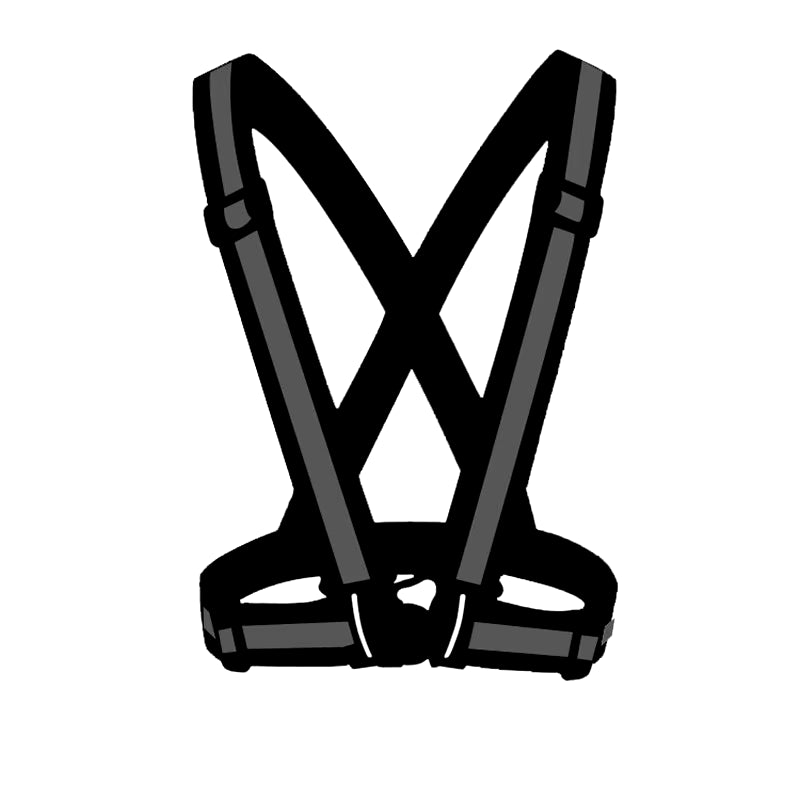 Highlight Reflective Straps Night Running Riding Clothing Vest Adjustable Safety Vest Elastic Band for Adults and Children