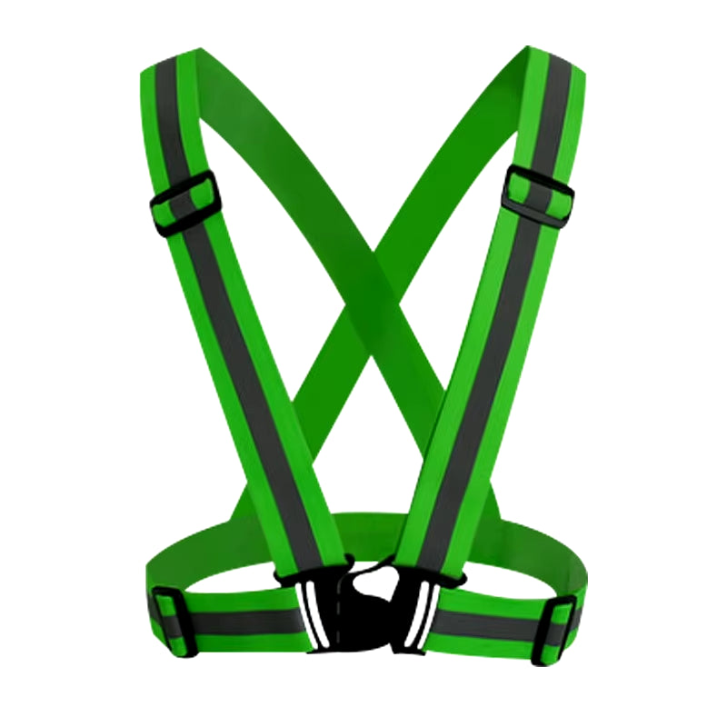 Highlight Reflective Straps Night Running Riding Clothing Vest Adjustable Safety Vest Elastic Band for Adults and Children